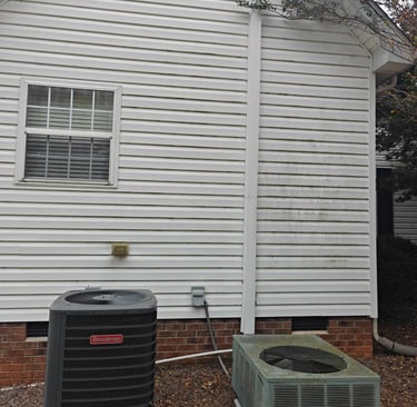 House soft wash Albemarle, NC Before