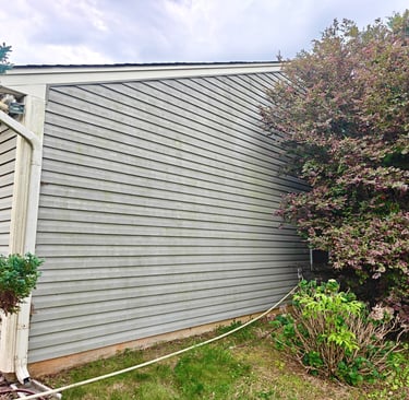 House soft wash Albemarle, NC Before