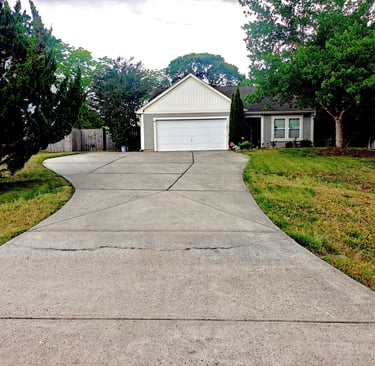Driveway Cleaning Albemarle, NC Before