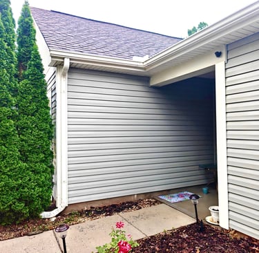 House soft wash Albemarle, NC after