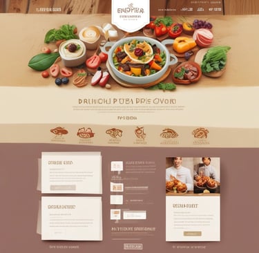 A creative digital marketing campaign display.