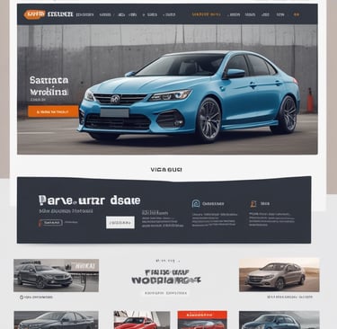 A creative digital marketing campaign display.