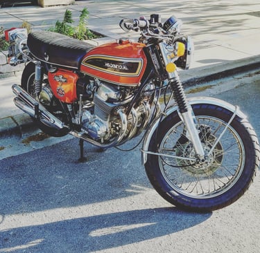 1974 Orange Flake Honda CB750