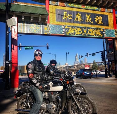 MJ and me in Chinatown on a sunny December day in 2019