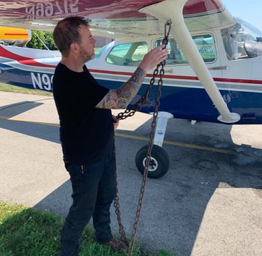 First ever flight lesson back in July 2019