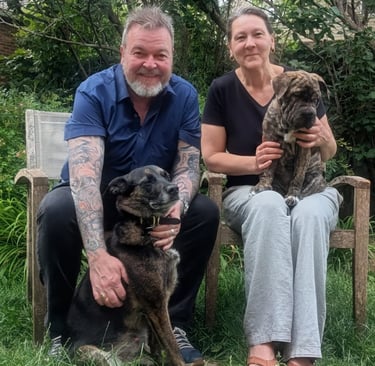 Family photo - Me, Dawn, Marty and Bruce Willis. Summer 2025.