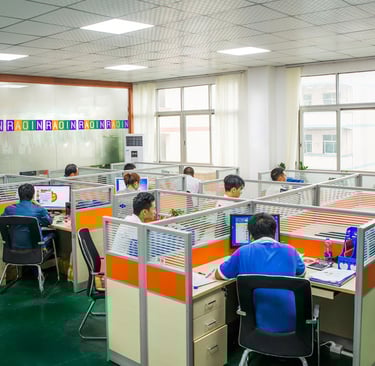 CreatePins artist Team in the office