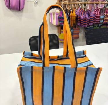 Indian Market bags made of Recycled Nylon handmade bags