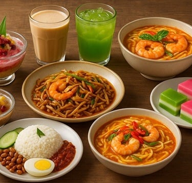 list of famous foods and drinks in Malaysia