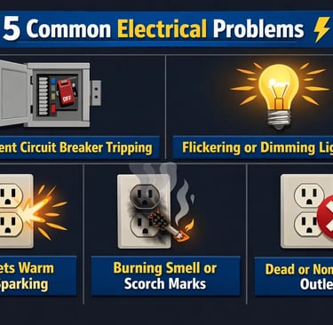 5 Common Electrical Problems Homeowners Face in Nuneaton UK