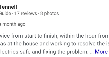 Electrical Issue Fixing Feedback