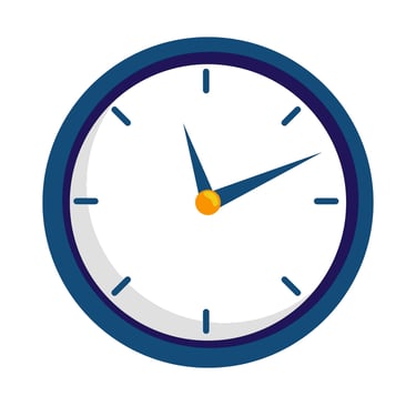 Time icon for rewire a house