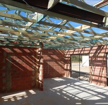 Image of a brickwork & roof inspection by a Perth registered builder. 