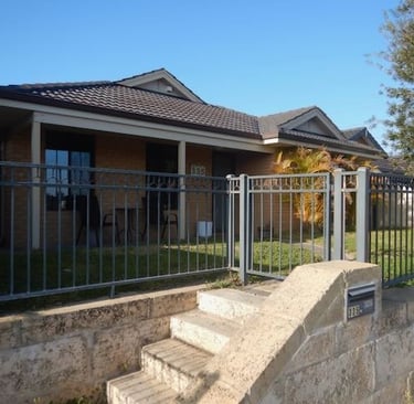 Perth brick & tile home being inspected by registered inspector 