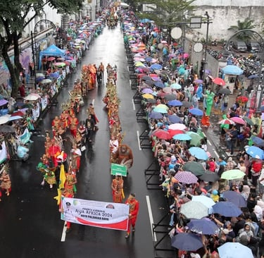 Kemeriahan Asia Afrika Festival 2024 di Jalan Asia Afrika, Kota Bandung
