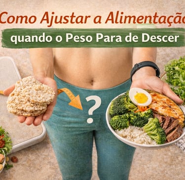 Ajustar a alimentação quando o peso para de descer