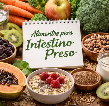 Alimentos ricos em fibras para intestino preso