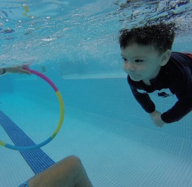 clases de natacion para bebes y niños pequeños en Mérida Yucatán