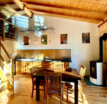 Chalet eau vacances foret nature bois nevers nièvre