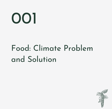 Episode 001 | Food: Climate Problem and Solution