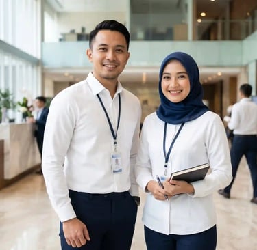 Rekomendasi bahan seragam kerja putih anti-gerah untuk staf eksekutif korporat
