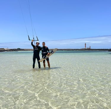 Another lesson in the idyllic spot