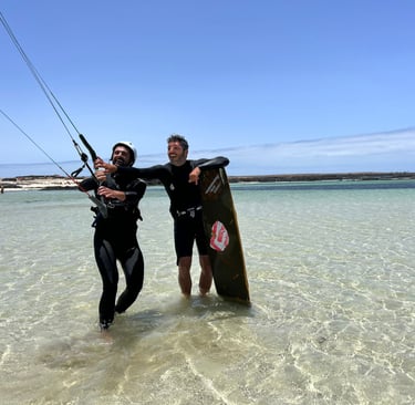 a funny water start lesson