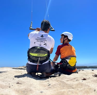 El instructor en una clase personalizada