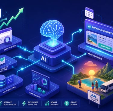 how to use ai to get more tour bookings
