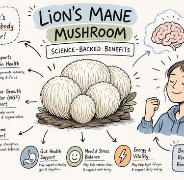 Lions Mane Mushroom Benefits