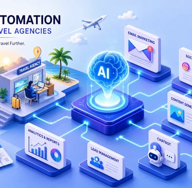 top ai software to automate marketing for independent travel agencies