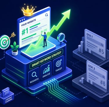 travel industry keyword strategy to beat ota search rankings