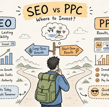travel seo vs ppc