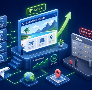 travel website seo tips to beat otas in search results