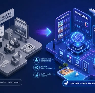 why travel brands are switching from traditional to ai marketing