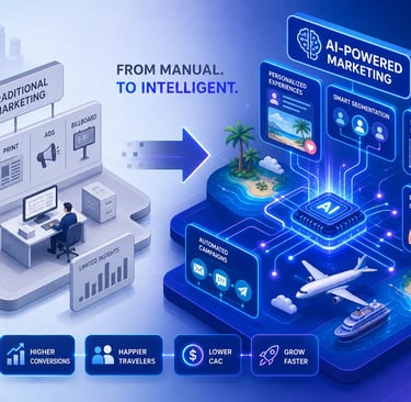 why travel brands are switching from traditional to ai powered marketing