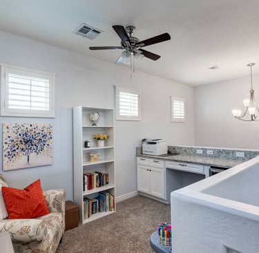 loft with small shutters