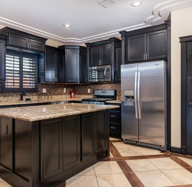 Shutters in a kitchen