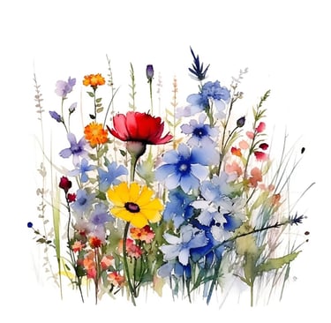 A wildflower arrangement
