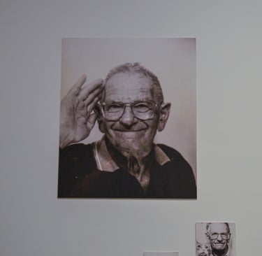 The exhibition about Alan Adler at the RMIT Gallery in Melbourne
