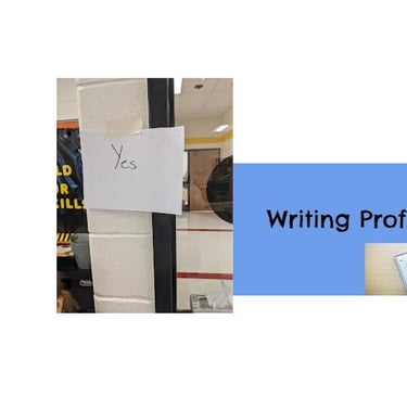 Picture of writing activity