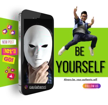 Calya Henri Wax Melts: A man in a white mask. 