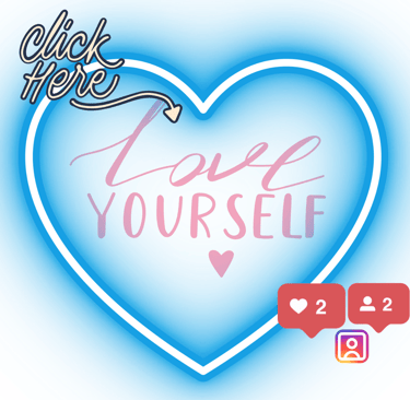 Cayla Henri Wax Melts: a heart shaped sign with the words i love yourself