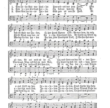 Sheet Music of Hymn 1