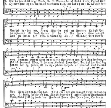 sheet music of hymn three