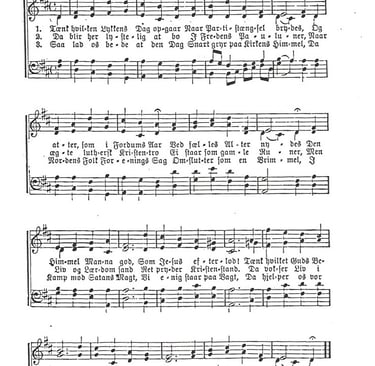 sheet music of hymn seven