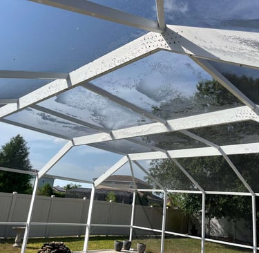 clean pool screen cage in sarasota fl