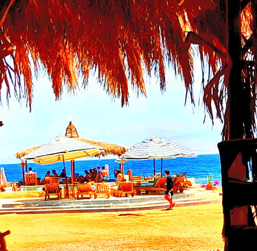 egypt beach swimming pool