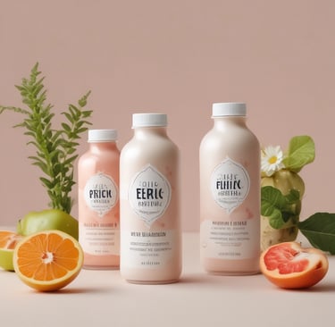 A vibrant marketplace scene showing European entrepreneurs showcasing their products with friendly interactions.