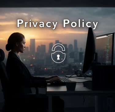 a woman sitting at a desk with a computer and a privacy shield